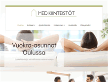 Tablet Screenshot of medikiinteistot.fi
